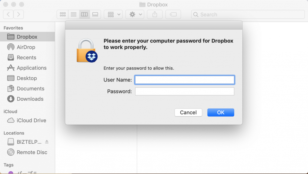 [MacBook] Dropbox を Finder で使えるようにする方法 | 僕とガジェット
